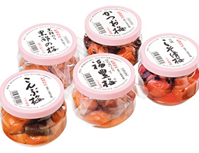 160g入り梅干し 5種